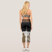 2 Fat Cats #1 Capri Leggings (Rückseite)