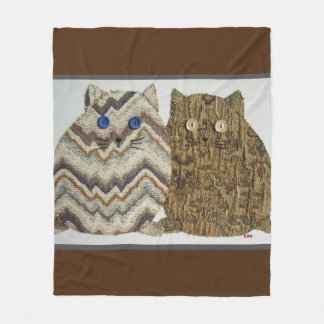 2 Fat Cats #1 Fleecedecke