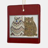 2 Fat Cats #1 Keramikornament (Links)