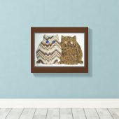 2 Fat Cats #1 Leinwanddruck (Insitu (Holzboden))