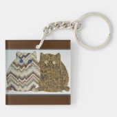 2 Fat Cats #1 Schlüsselanhänger (Rückseite)