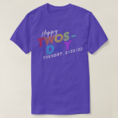 2. Februar 2022 2222 Happy 2022 T-Shirt (Design vorne)