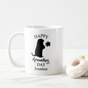 2. Februar   Happy Groundhog Day Personalisiert Na Kaffeetasse