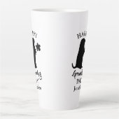 2. Februar | Happy Groundhog Day Personalisiert Na Milchtasse (Vorderseite)