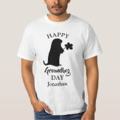 2. Februar | Happy Groundhog Day Personalisiert Na T-Shirt (Vorderseite)