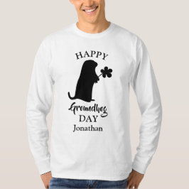 2. Februar | Happy Groundhog Day Personalisiert Na T-Shirt