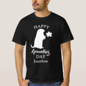 2. Februar | Happy Groundhog Day Personalisiert Na T-Shirt (Vorderseite)