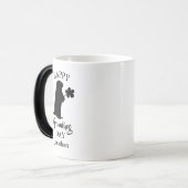 2. Februar | Happy Groundhog Day Personalisiert Na Verwandlungstasse (Vorderseite Links)