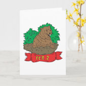 2. Februar Karte (Gelbe Blume)