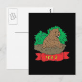 2. Februar Postkarte (Vorne/Hinten)