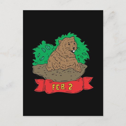 2. Februar Postkarte (Vorderseite)