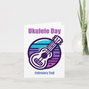 2. Februar - Ukulele Day Karte