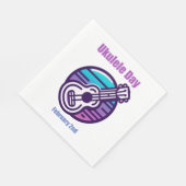 2. Februar - Ukulele Day Serviette (Ecke)