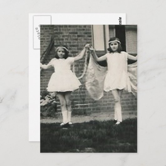 2 Feen Postkarte (Vorne/Hinten)