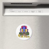 2. Feldheftepatch vietnam war rvets vets Magnet (In Situ (Geschirrspüler))