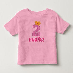 2. Felsen-Prinzessin Ruffle Tshirt des
