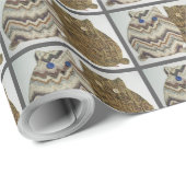 2 Fett Katzen #1 Geschenkpapier (Rolleneckpunkt)