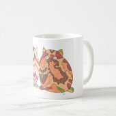 2 Fett Katzen #1 Tasse (VorderseiteRechts)