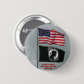 2 flages, VERGESSEN NIE DIE KOSTEN UNSERER Button (Vorne & Hinten)