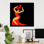 #2 Flamenco Dancer Poster Lg. (Heimbüro)