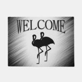 2 Flamingos Fußmatte (Vorderseite)