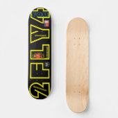 2 FLY 4 U JMT 7 3/4" Skateboarddecke Skateboard (Vorderseite)