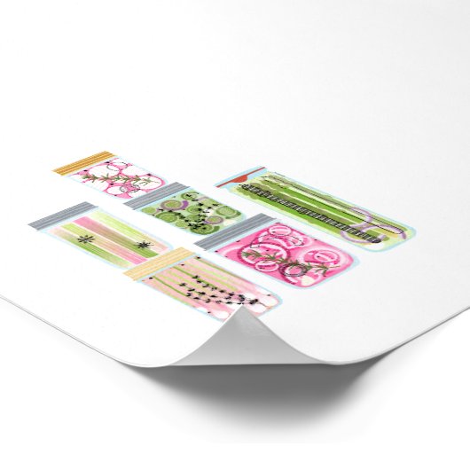 #2 Food Canning Jars Poster (Ecke)