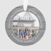 2 Foto 1. Weihnachtswohnung Imitate Grau Holz Ornament (Vorderseite)