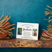 2 Foto Abschluss Herzlichen Glückwunsch Graduate C Fotoplatte (Seite)