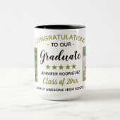 2 Foto Abschluss Herzlichen Glückwunsch Graduate C Tasse (Zentrum)