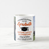 2 Foto Abschluss Modernes Orangefarbenes Schwarz u Kaffeetasse (Mittel)