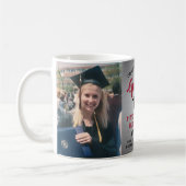 2 Foto Abschluss rot und schwarz gebürstet Kaffeetasse (Links)