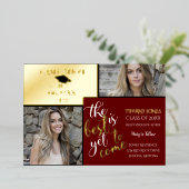 2 FOTO ABSCHLUSS und wählen Sie Ihre FARBE Folieneinladung (Stehend vorne)