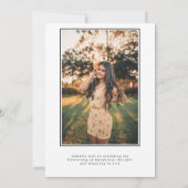 2 Foto Ankündigung des modernen Abschlusses (Rückseite)