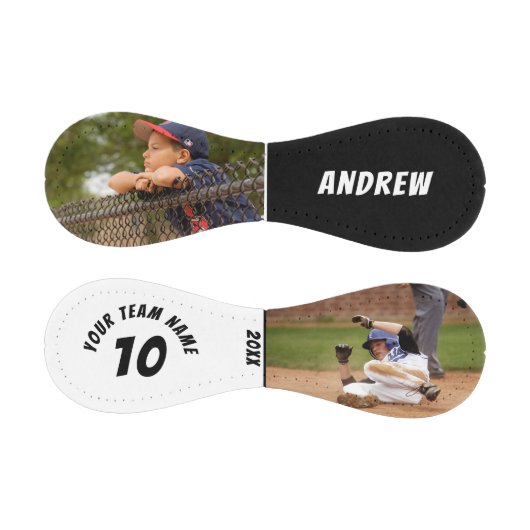 2 Foto Baseball Player Name Team Black (Paneele)