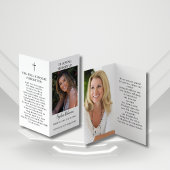 2 Foto Beerdigungsmappen-Beerdigungskarte