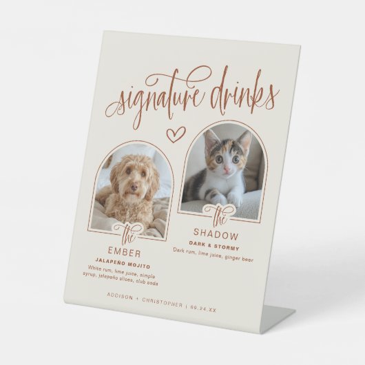 2 Foto Begleitheitsunterschrift Getränke Sockelschild (Vorderseite)