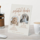 2 Foto Begleitheitsunterschrift Getränke Sockelschild (In SItu)