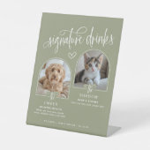 2 Foto Begleitheitsunterschrift Getränke Sockelschild (Vorderseite)