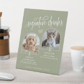 2 Foto Begleitheitsunterschrift Getränke Sockelschild (In SItu)