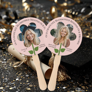 2 Foto Blumenrahmen Absolvent Süß Personalisiert Fächer