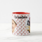 2 Foto Candy Cane Weihnachtscreme Tasse (Zentrum)