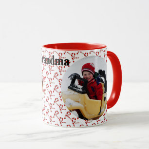2 Foto Candy Cane Weihnachtscreme Tasse