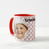 2 Foto Candy Cane Weihnachtscreme Tasse (Vorderseite Links)