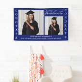 2 Foto Collage Glückwunschs Grad Klasse von 2023 B Banner (Insitu)