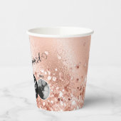 2 Foto Dann und jetzt JEDES JAHR Hochzeit Jubiläum Pappbecher (Links)