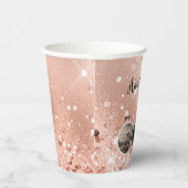 2 Foto Dann und jetzt JEDES JAHR Hochzeit Jubiläum Pappbecher (Rechts)