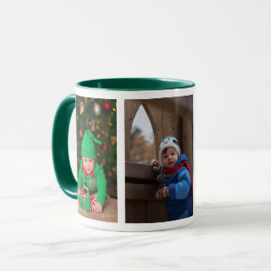 2 Foto Die schönste Zeit des Jahres Weihnachten Tasse
