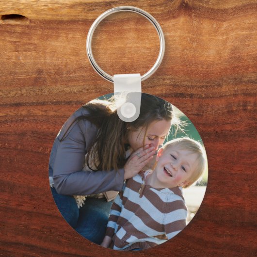 2 Foto Doppelseitig Schlüsselanhänger (Rückseite)