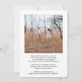 2-Foto-Drive-by-Social-Distancing-Brautparty Einladung (Rückseite)